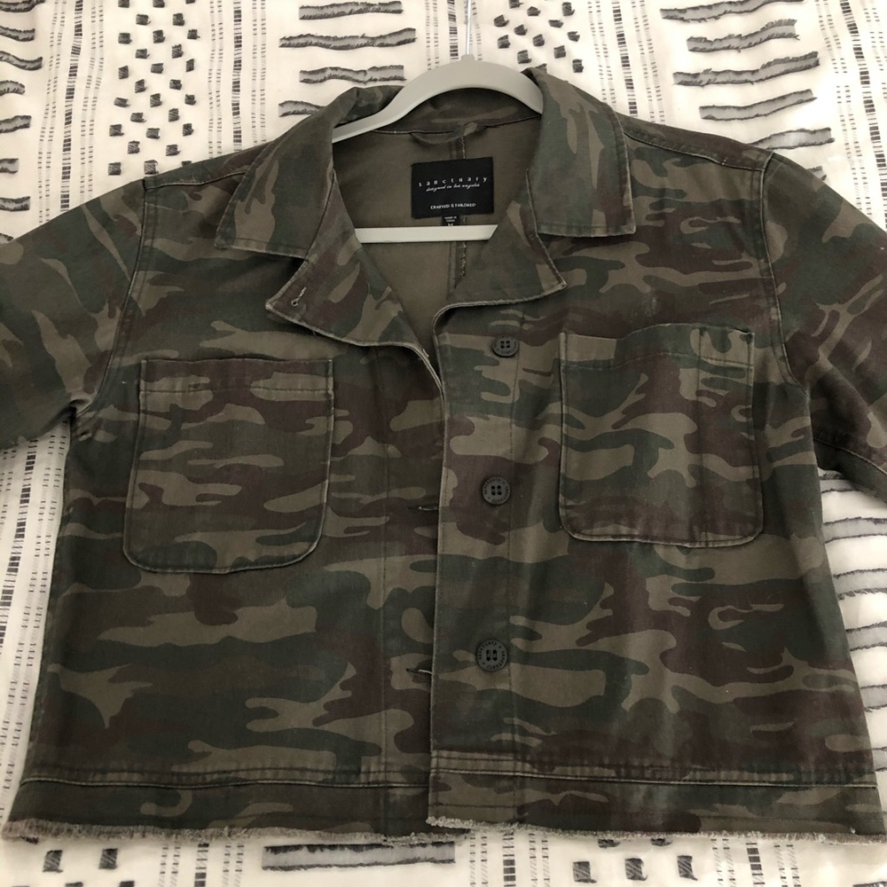 Camo Denim Jacket